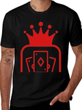 King of Cards Black Graphic Tee