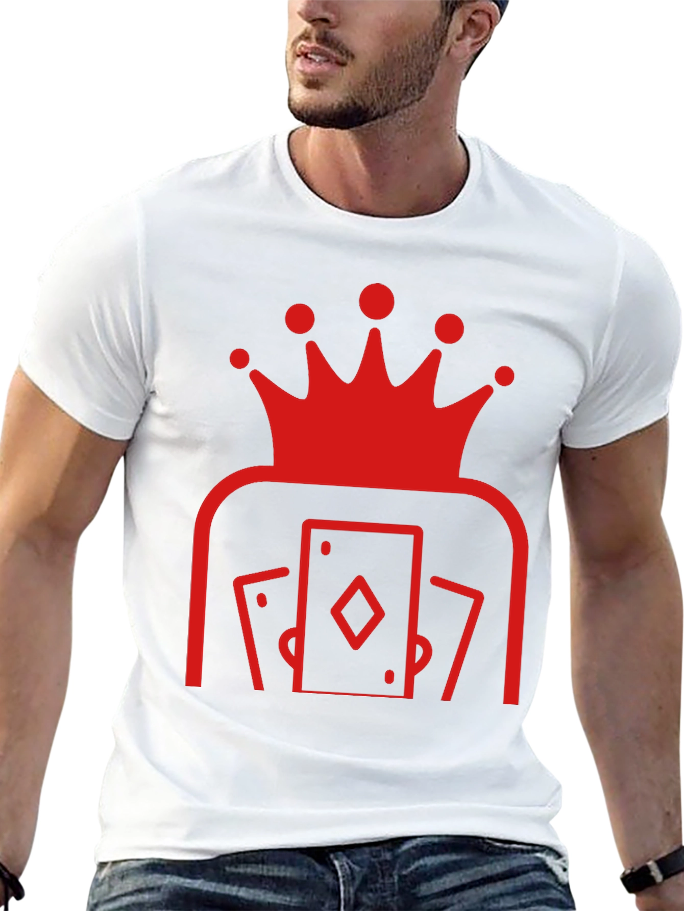 King of Cards Black Graphic Tee