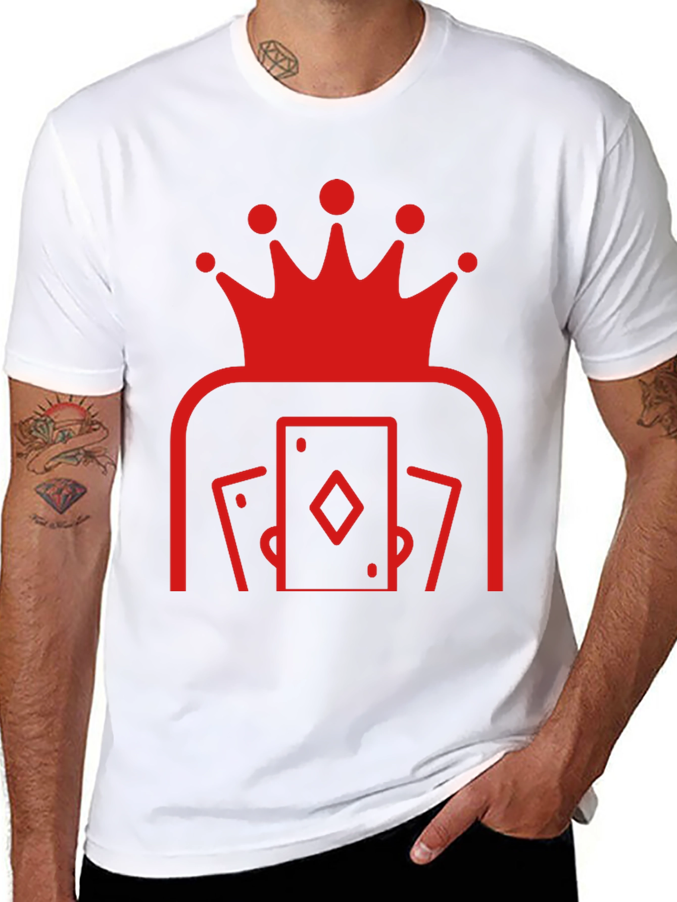 King of Cards Black Graphic Tee