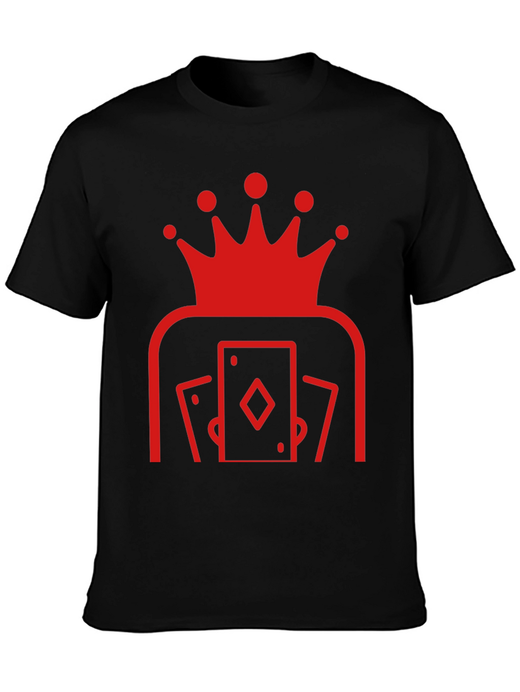 King of Cards Black Graphic Tee