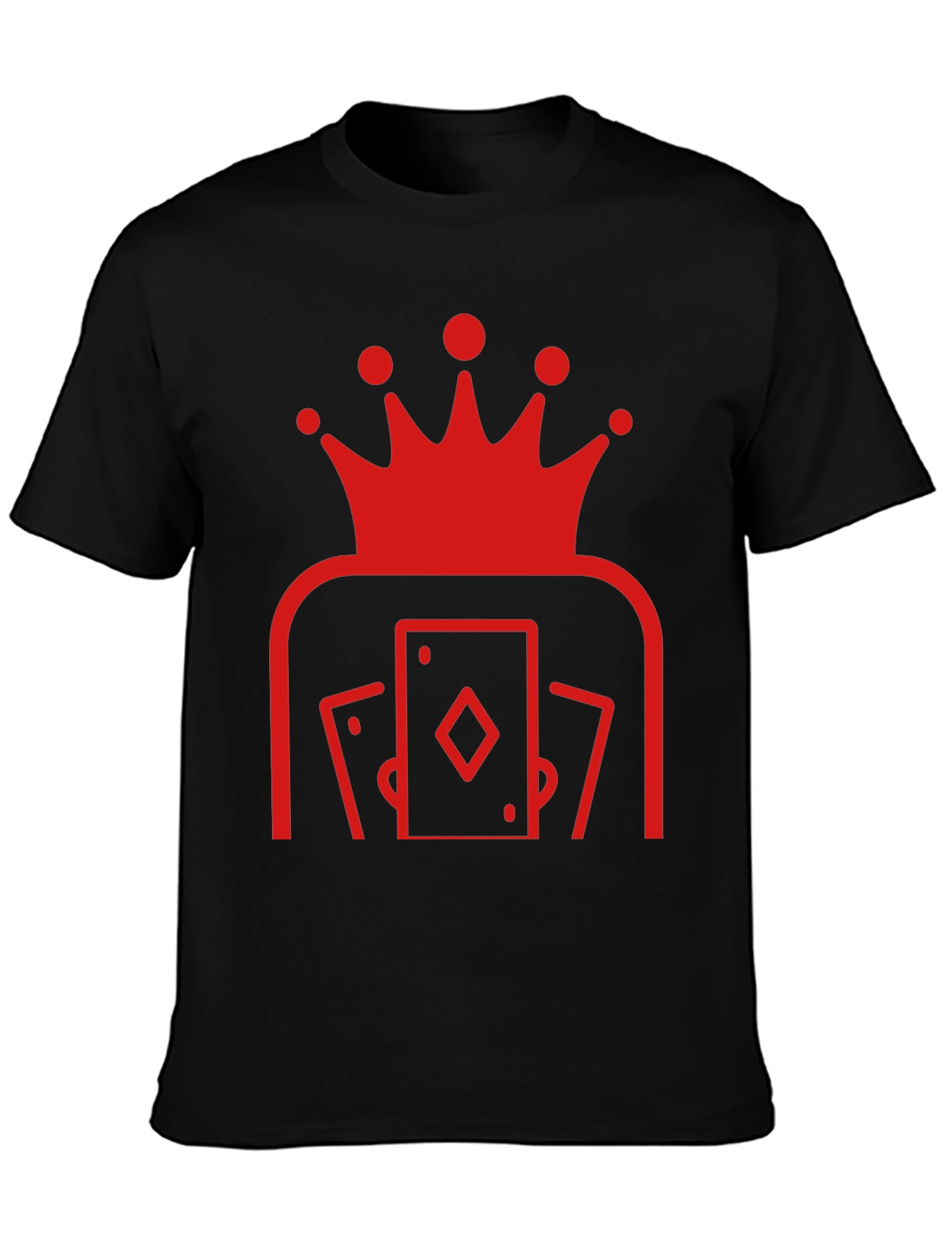 King of Cards Black Graphic Tee