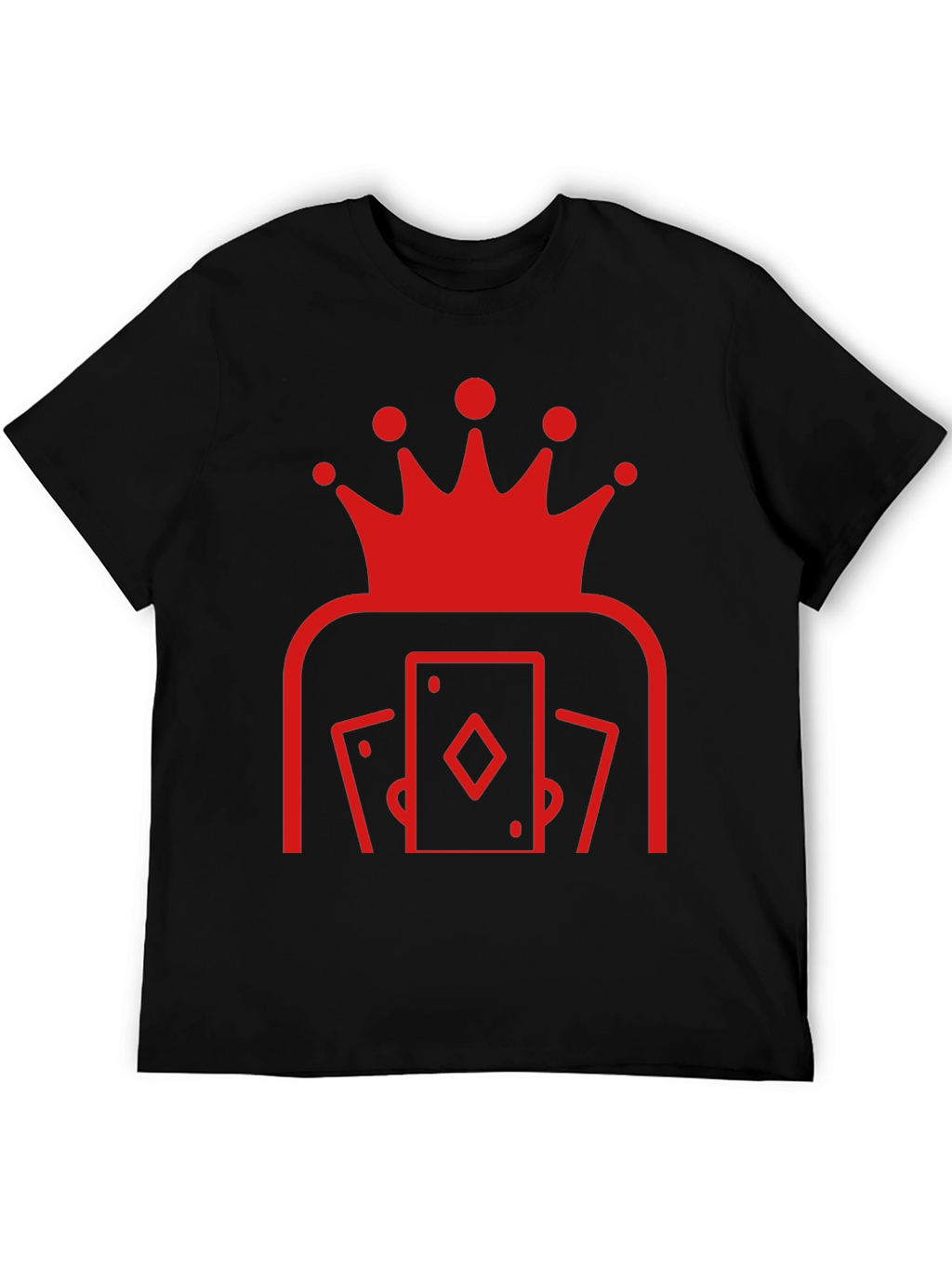 King of Cards Black Graphic Tee
