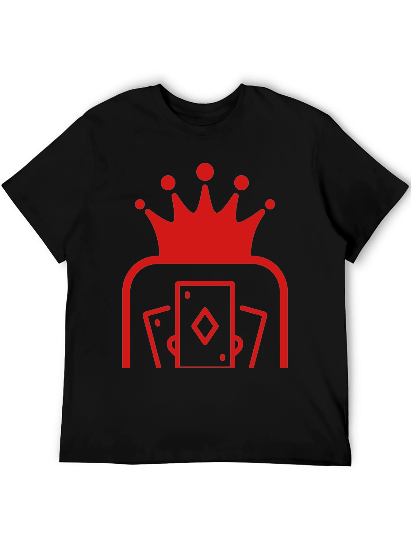King of Cards Black Graphic Tee
