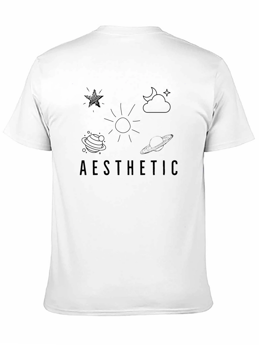 Aesthetic Graphic Tee - Celestial Design