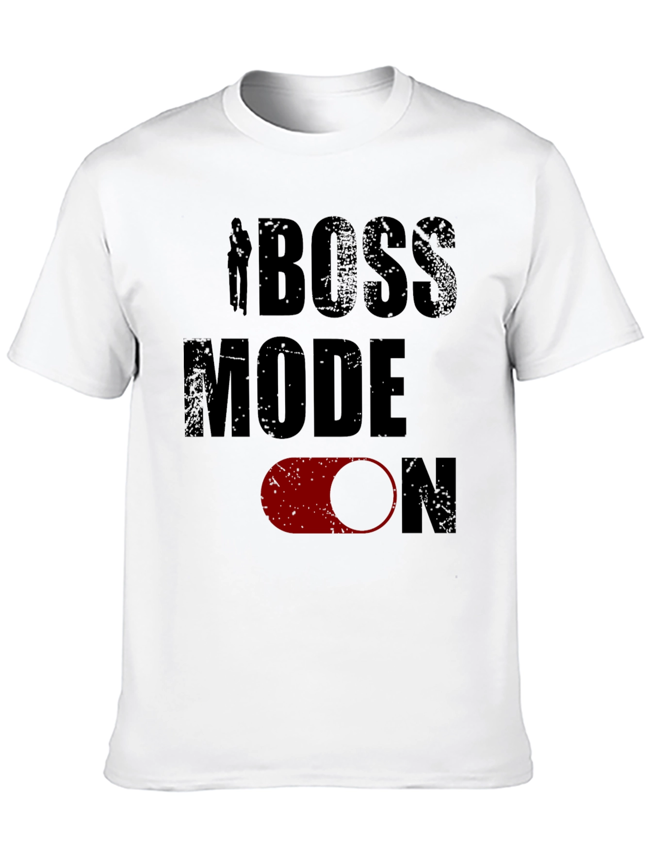 Boss Mode On Mens Black Graphic Tee