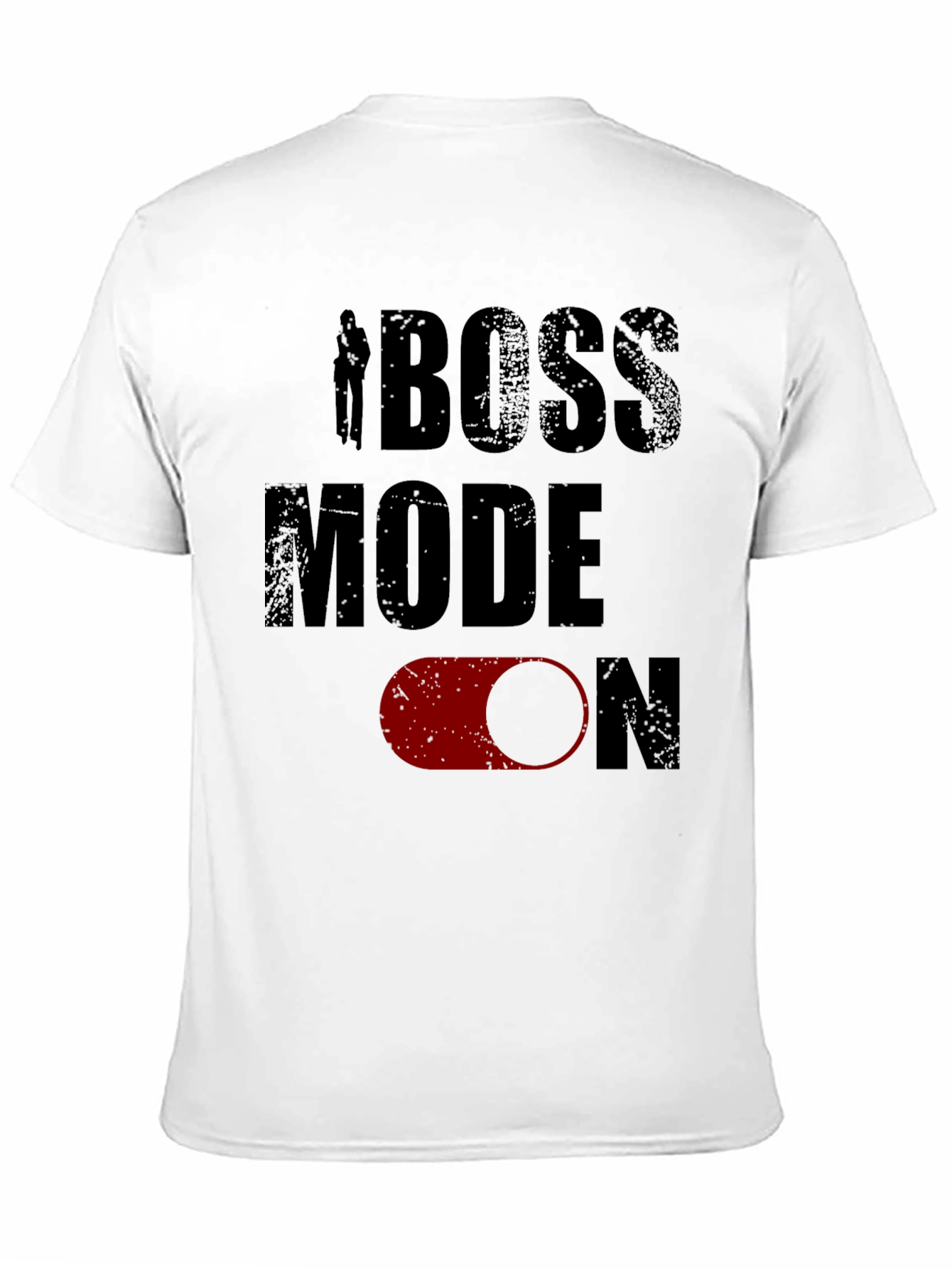 Boss Mode On Mens Black Graphic Tee