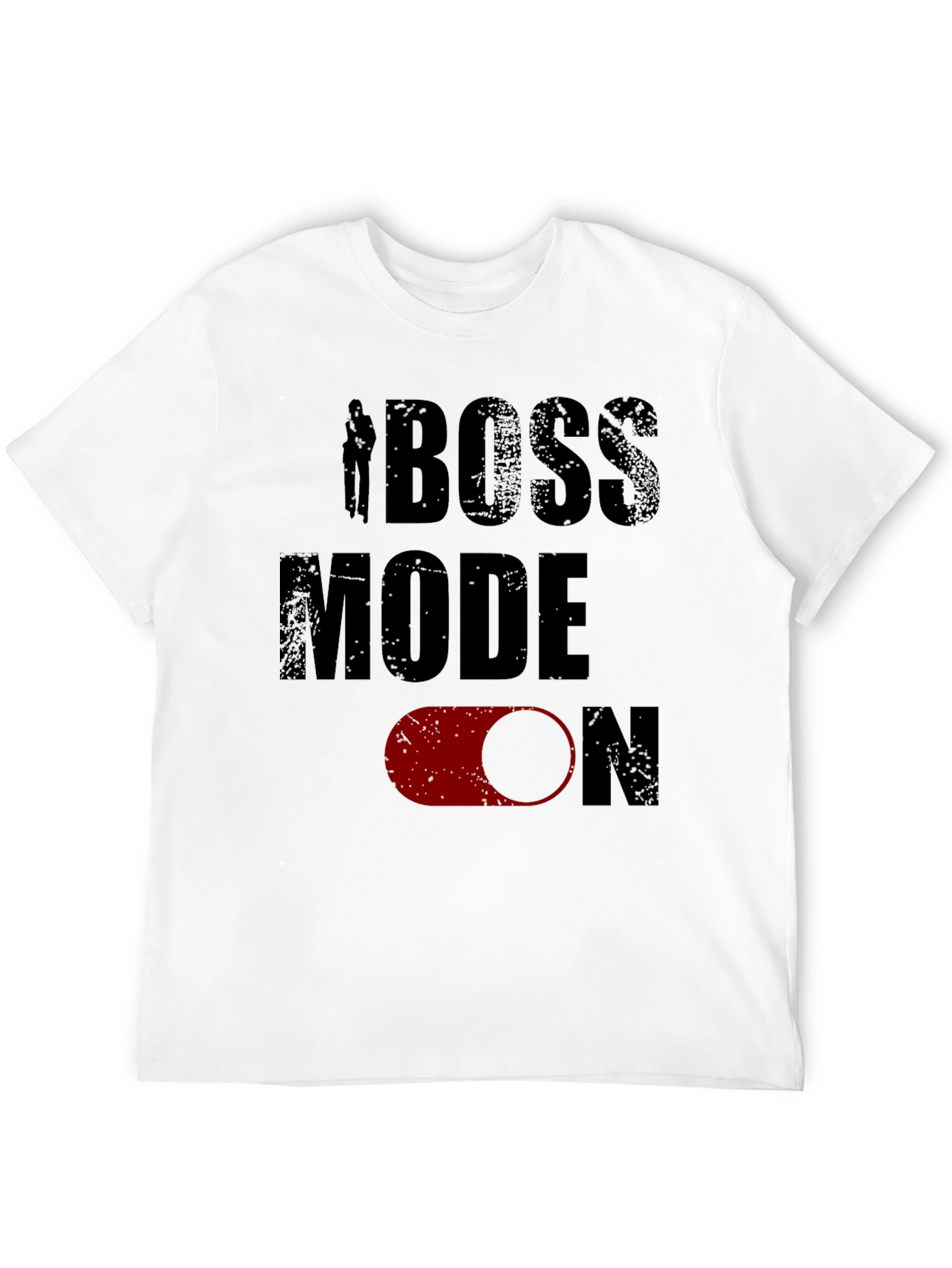 Boss Mode On Mens Black Graphic Tee