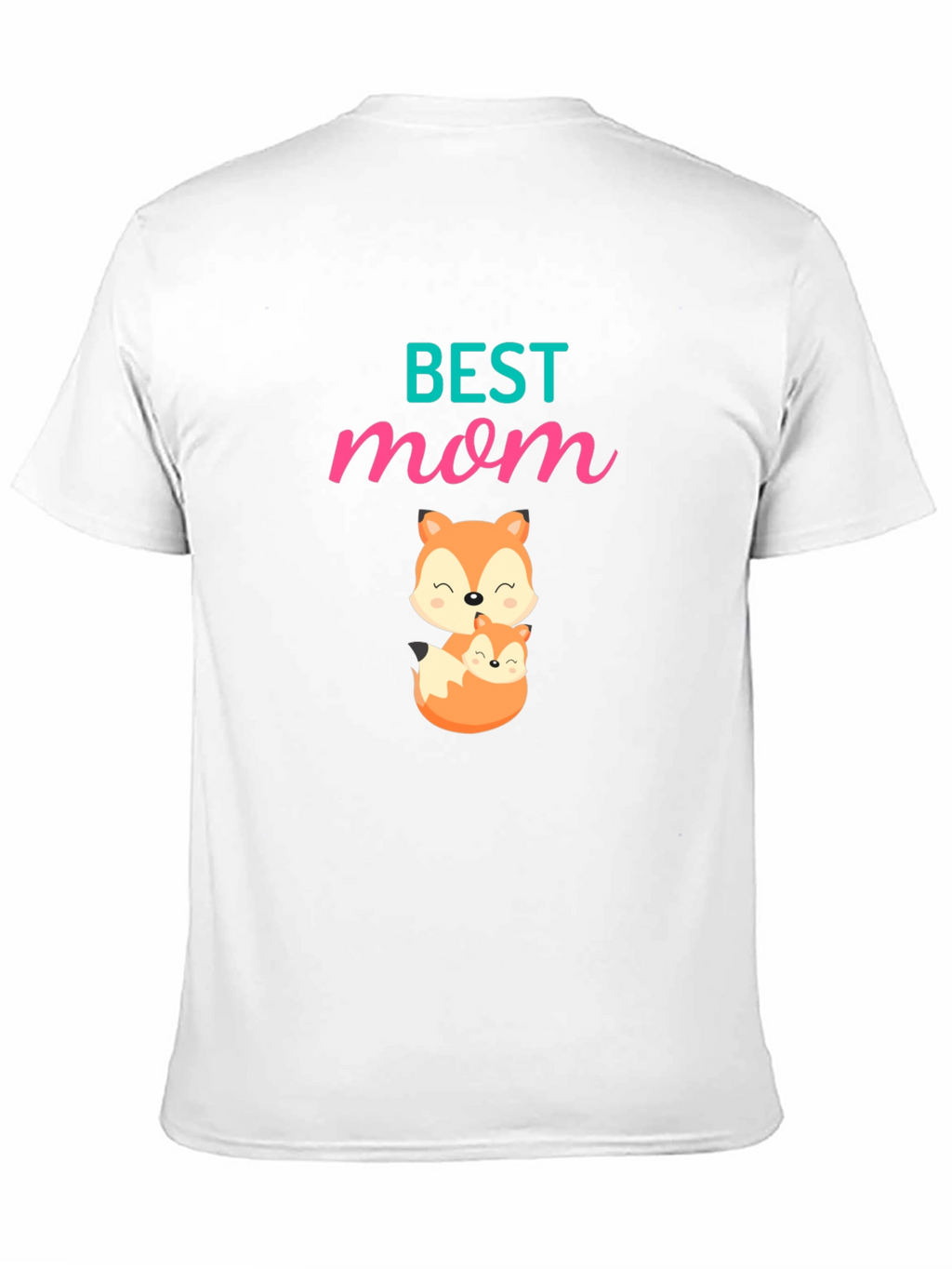 Best Mom Fox Graphic T-Shirt