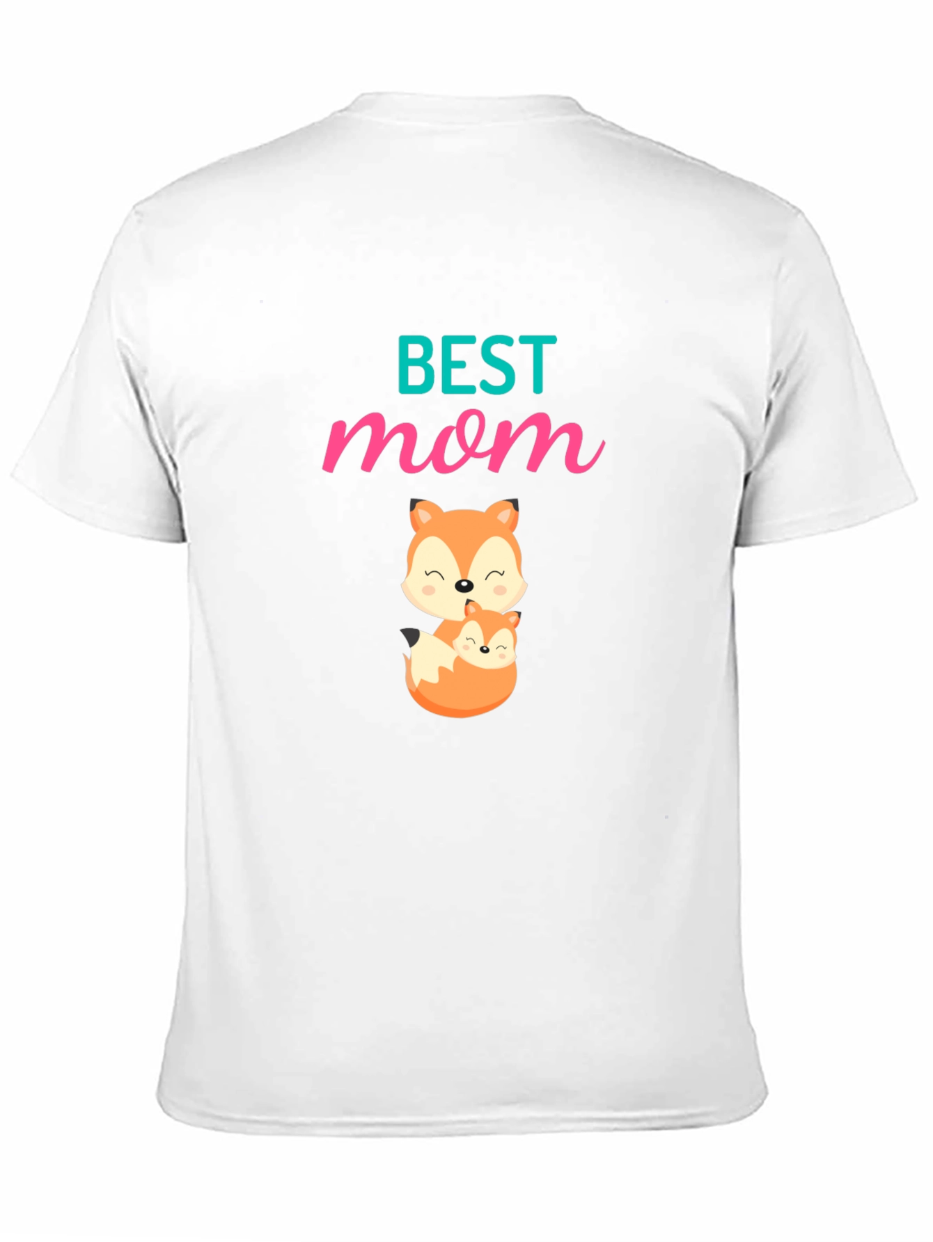 Best Mom Fox Graphic T-Shirt
