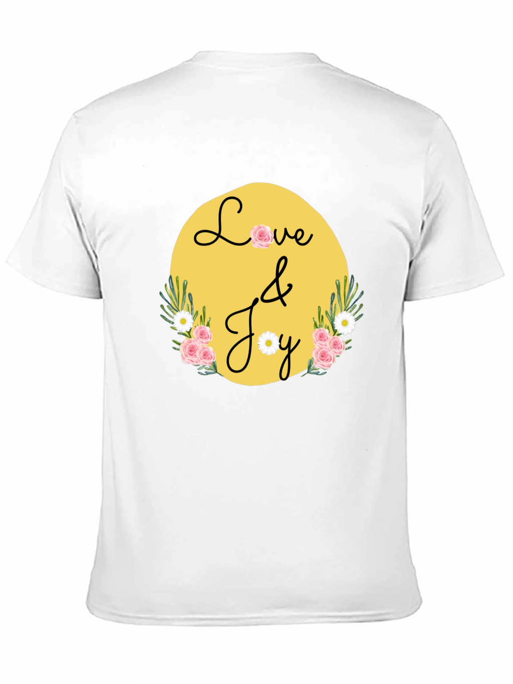 Love & Joy Graphic Tee - Black Casual Shirt