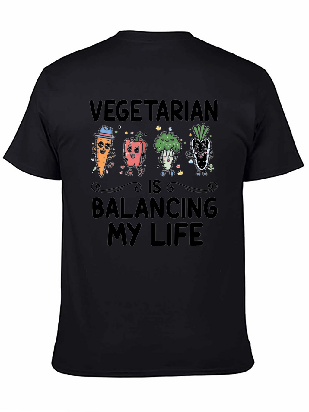 Vegetarian Balancing Life T-Shirt