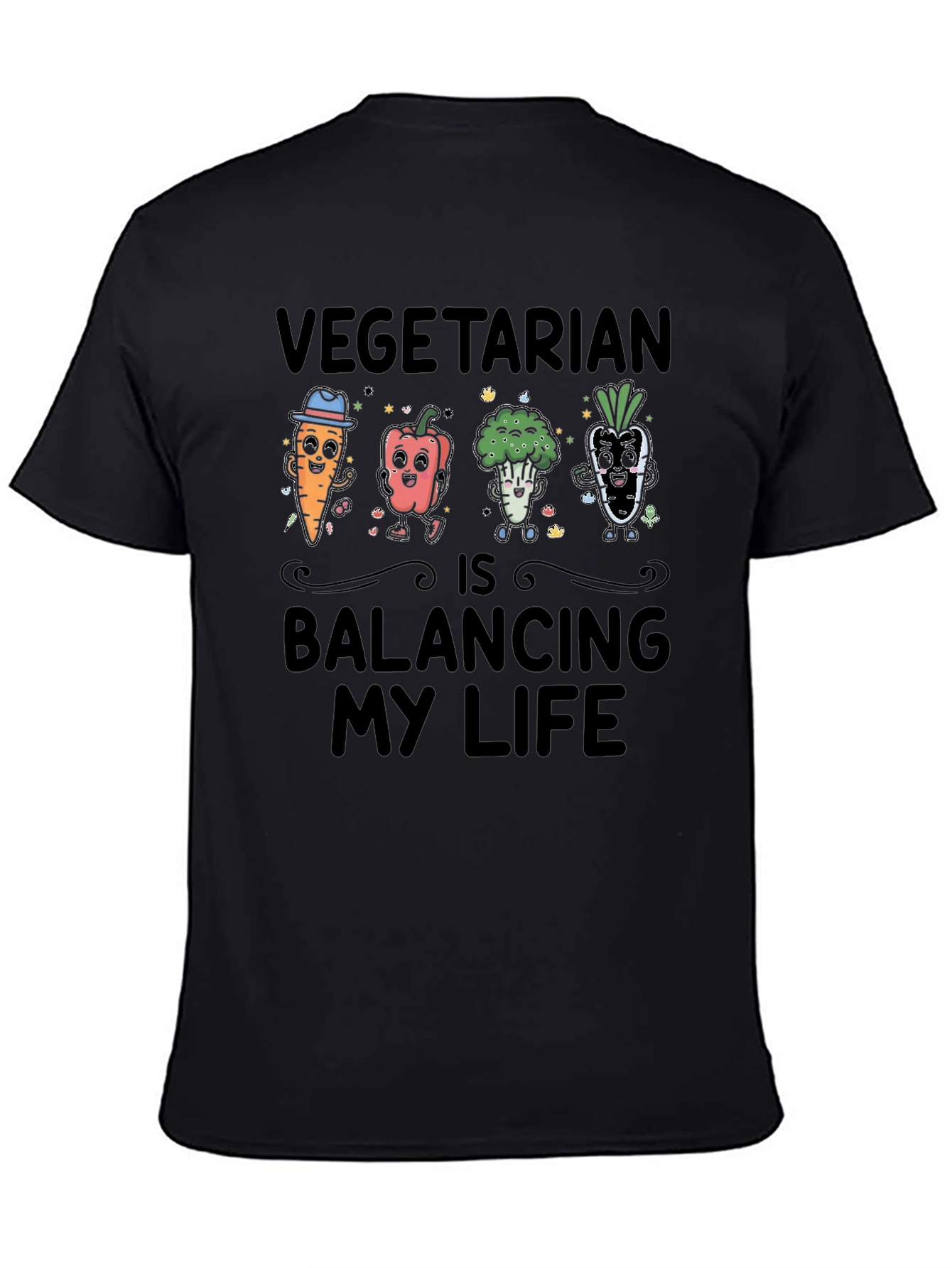 Vegetarian Balancing Life T-Shirt