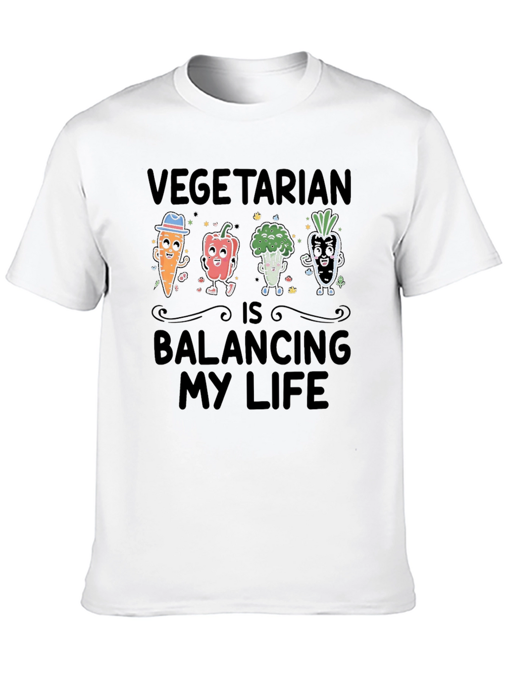 Vegetarian Balancing Life T-Shirt
