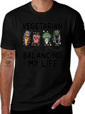 Vegetarian Balancing Life T-Shirt