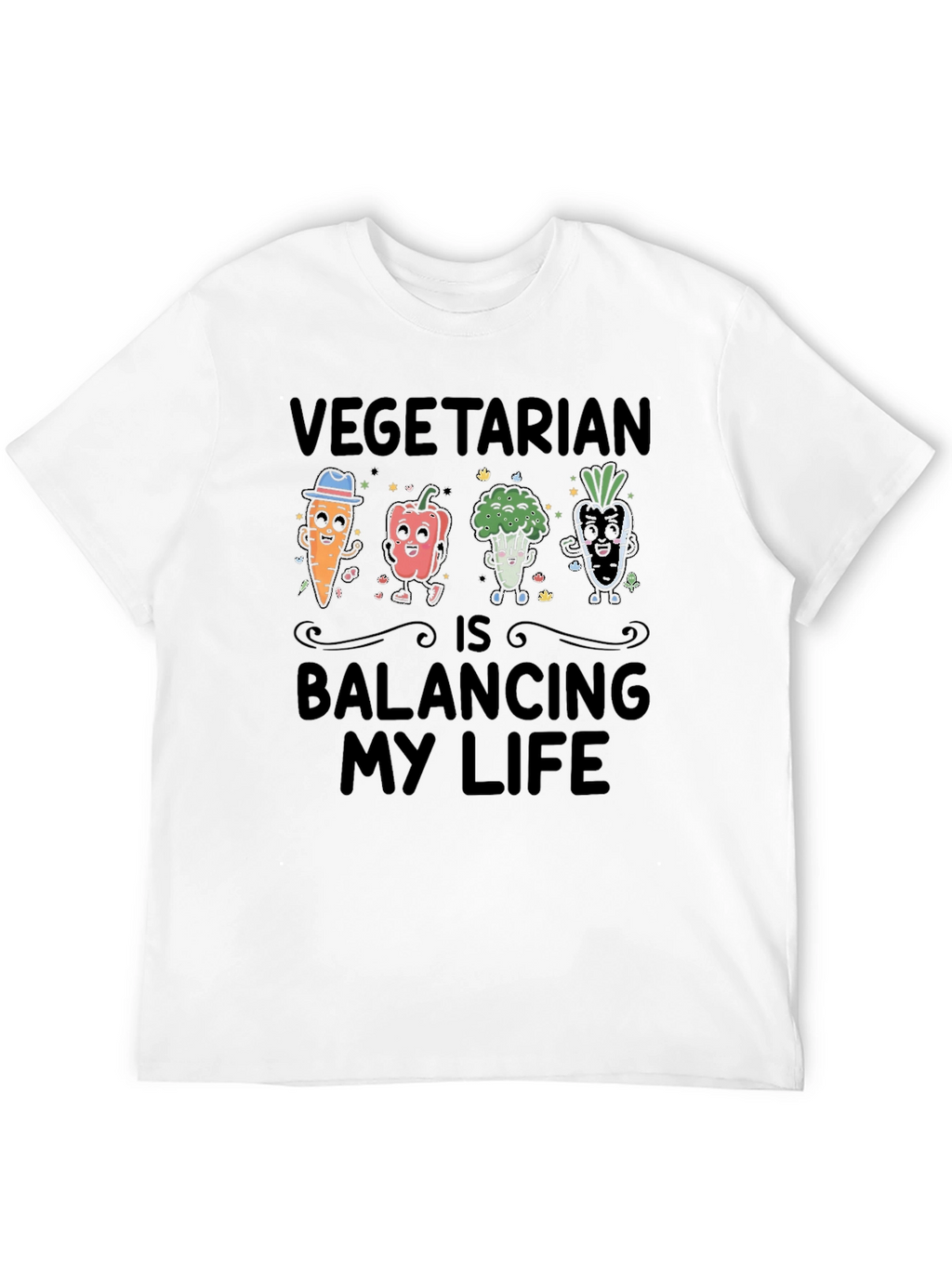 Vegetarian Balancing Life T-Shirt