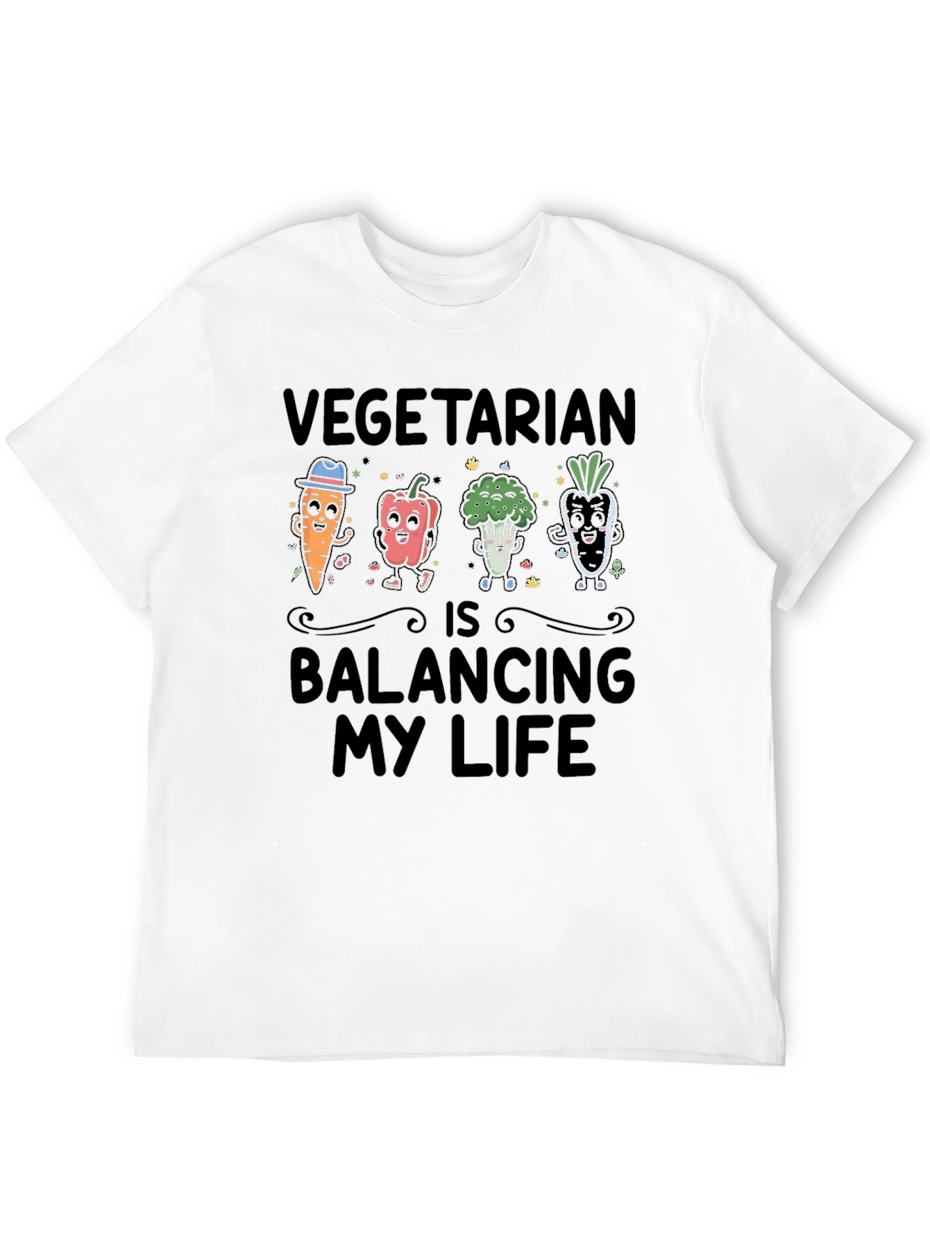 Vegetarian Balancing Life T-Shirt