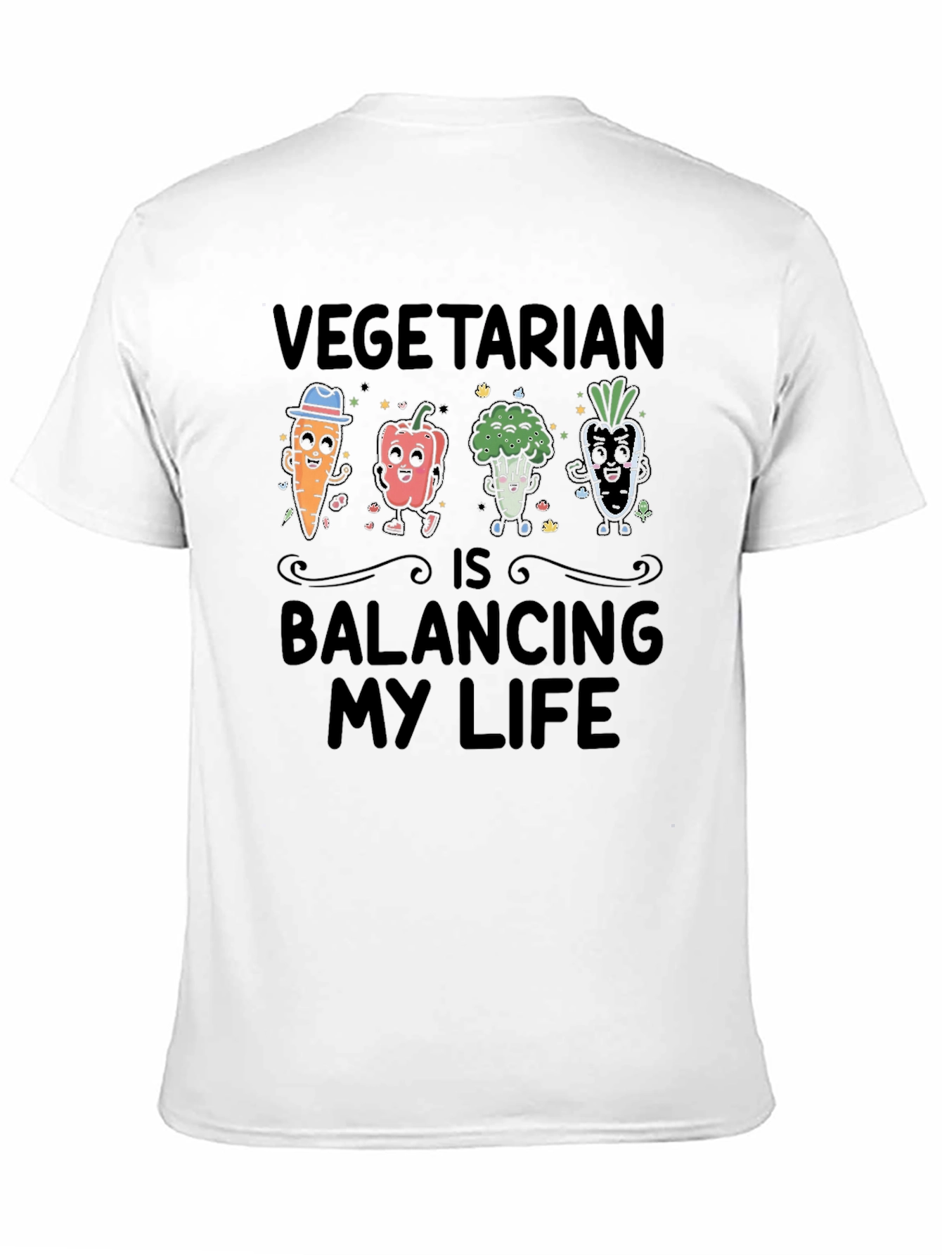 Vegetarian Balancing Life T-Shirt