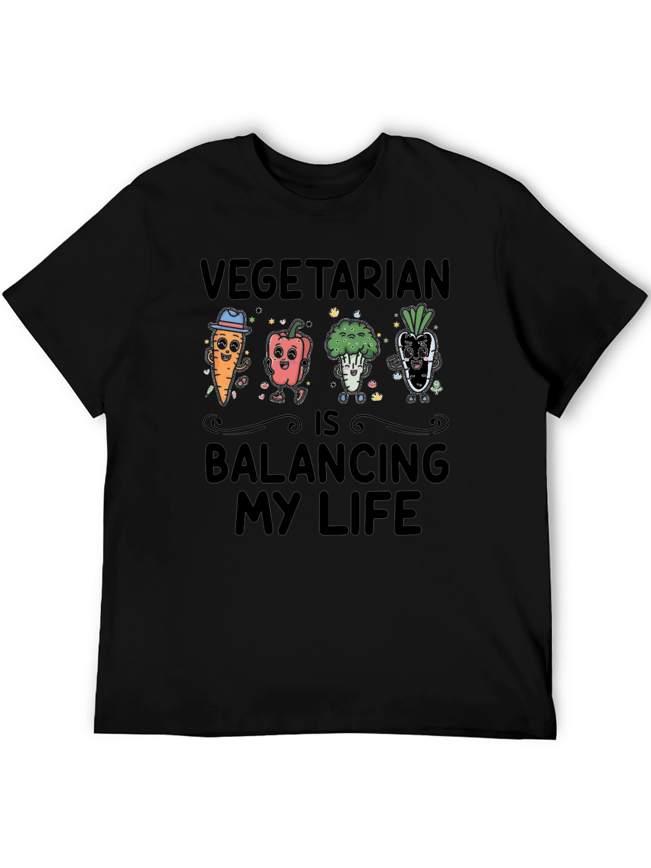 Vegetarian Balancing Life T-Shirt