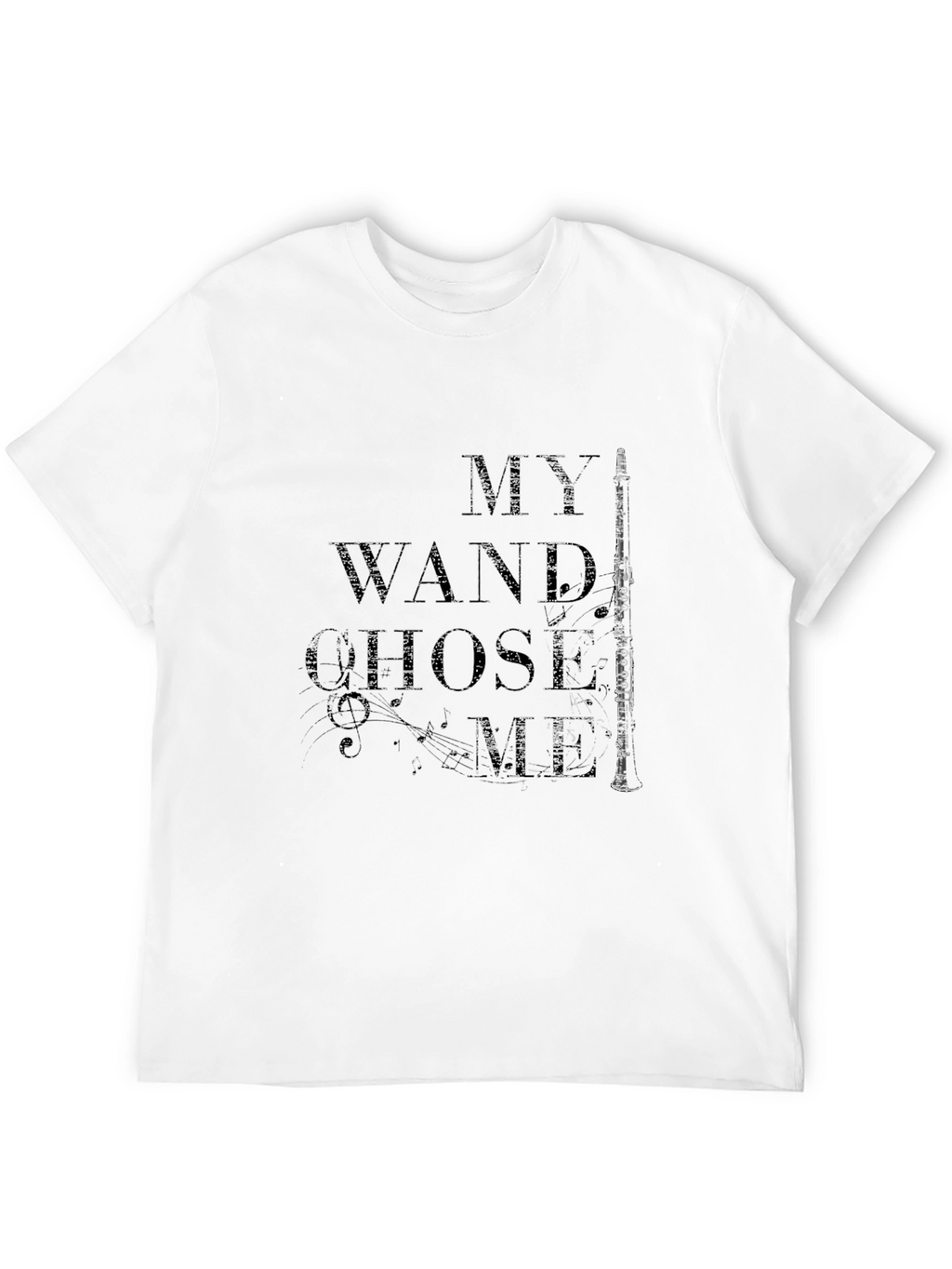 My Wand Chose Me Music T-Shirt