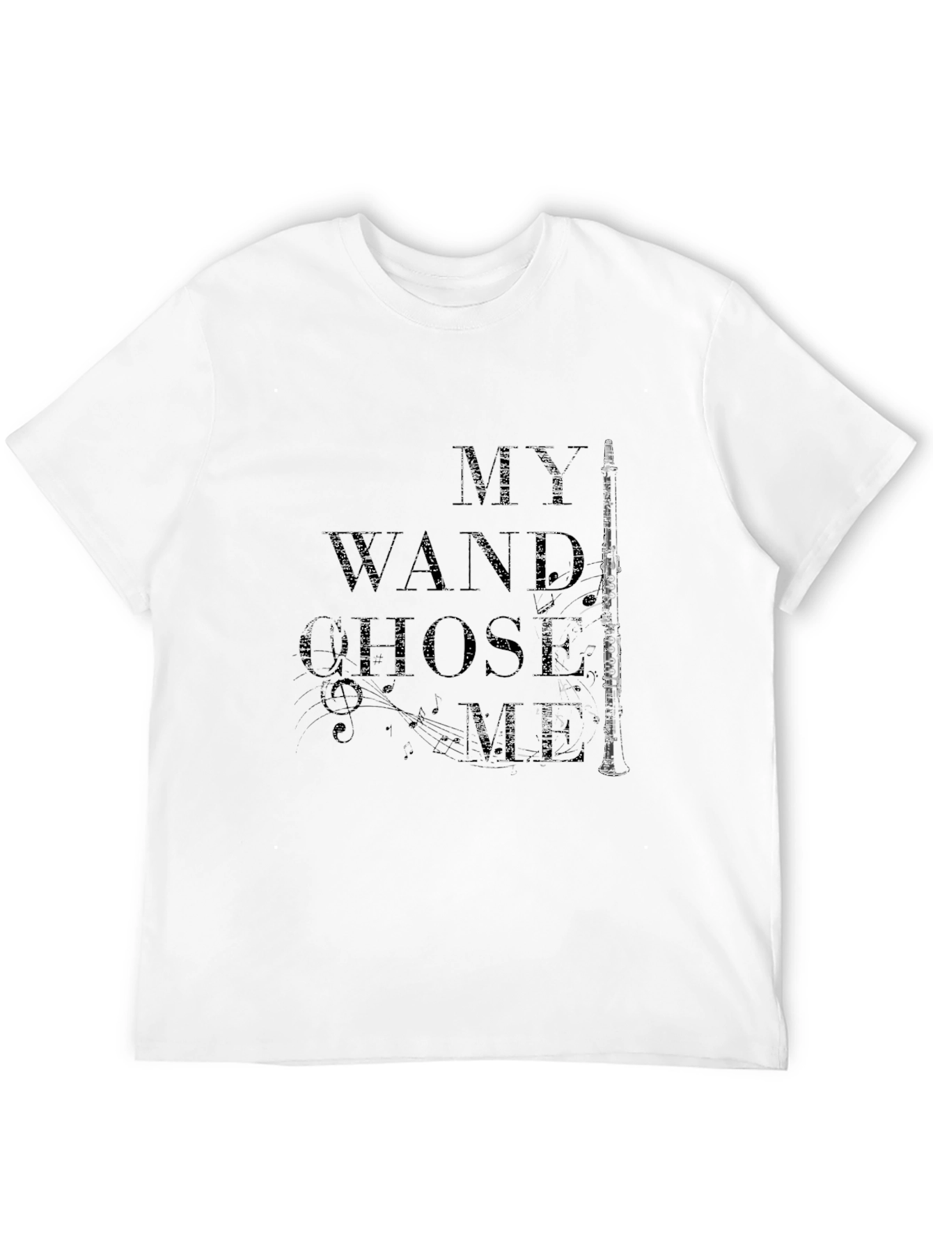 My Wand Chose Me Music T-Shirt