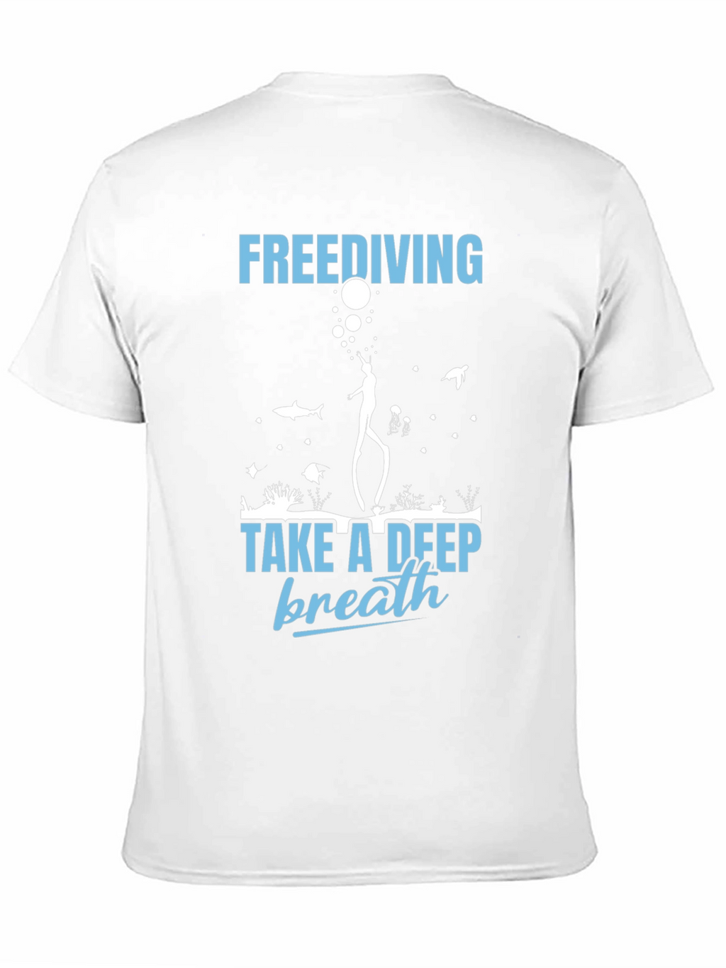 Freediving Take a Deep Breath Graphic T-Shirt
