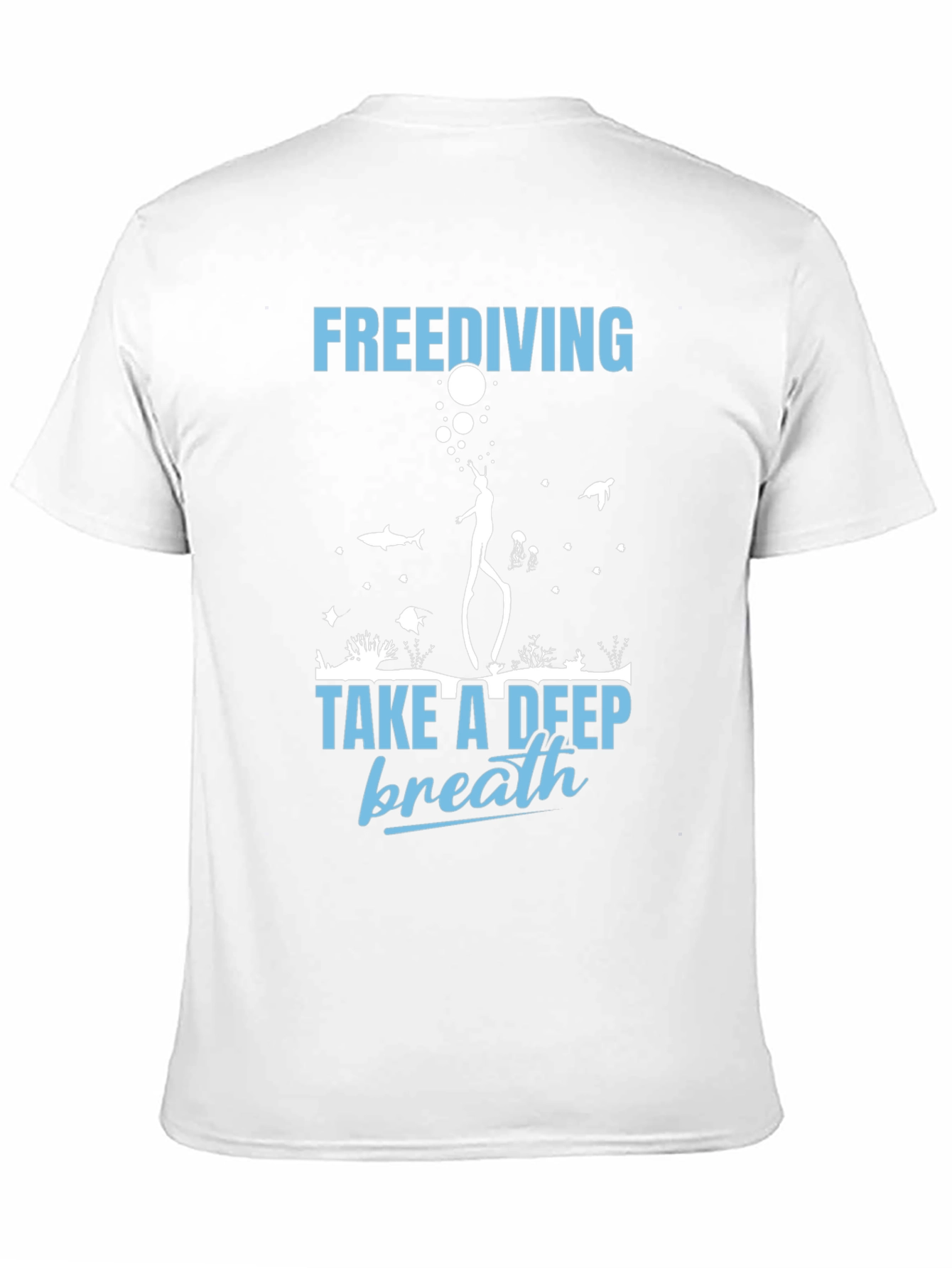 Freediving Take a Deep Breath Graphic T-Shirt