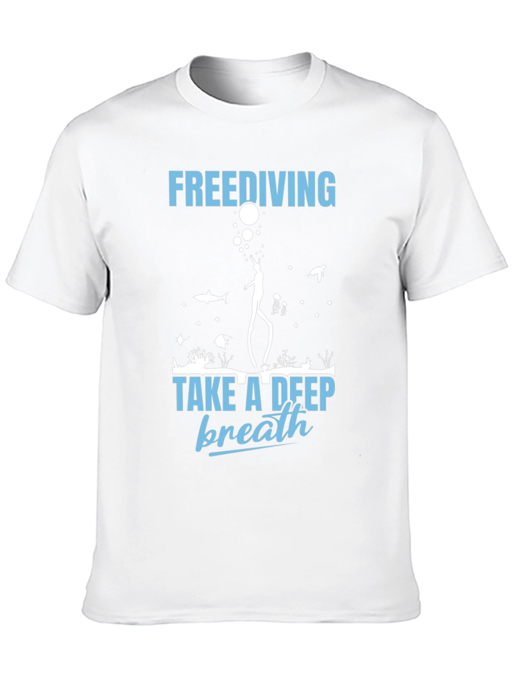 Freediving Take a Deep Breath Graphic T-Shirt