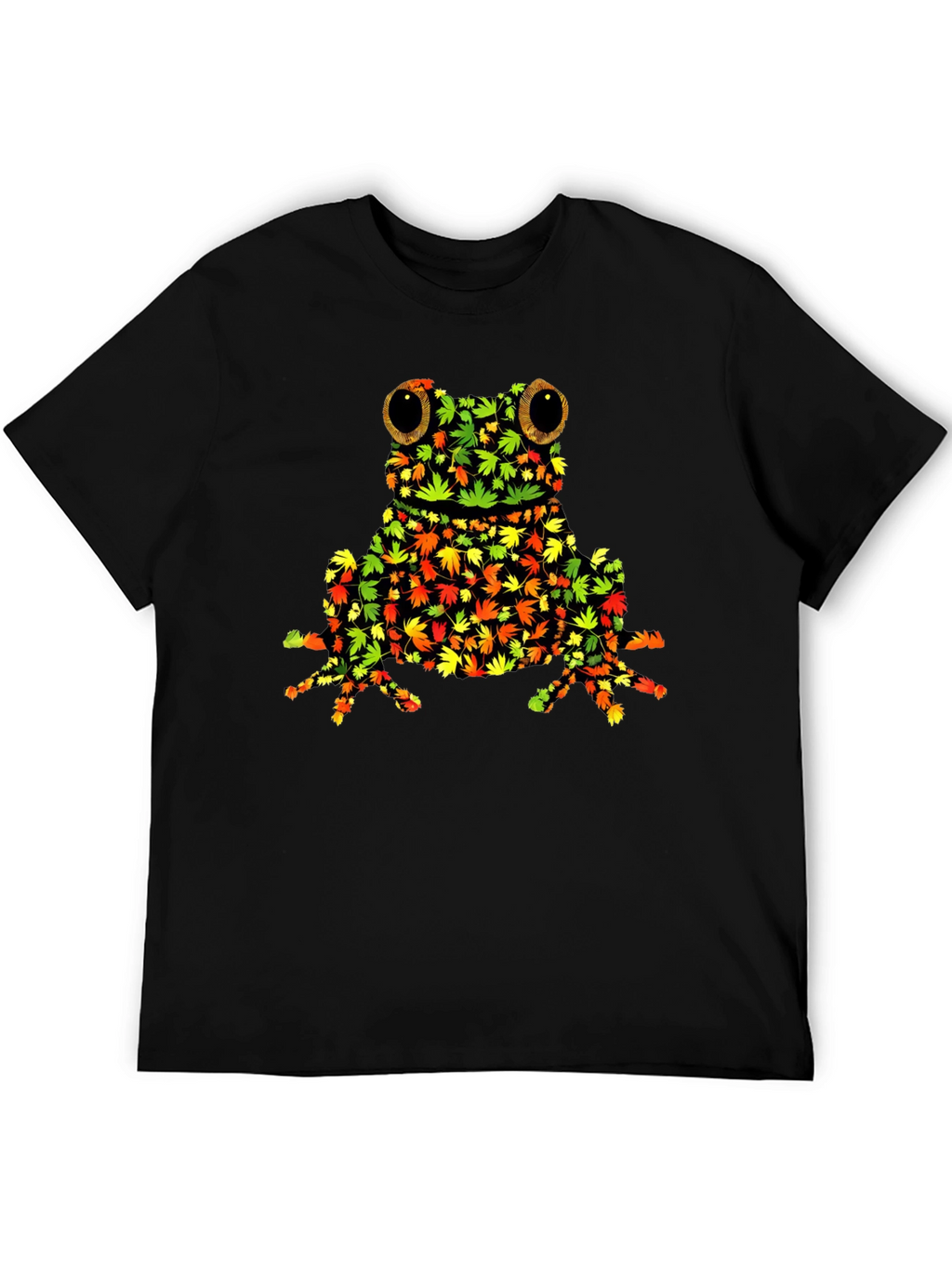 Frog Leaf Graphic T-Shirt - Nature Inspired Tee