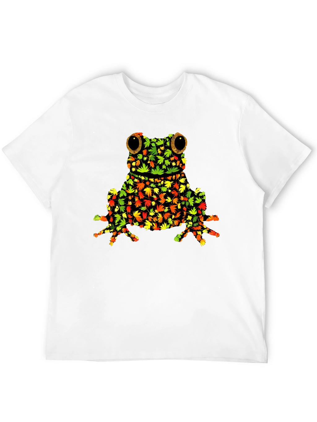 Frog Leaf Graphic T-Shirt - Nature Inspired Tee