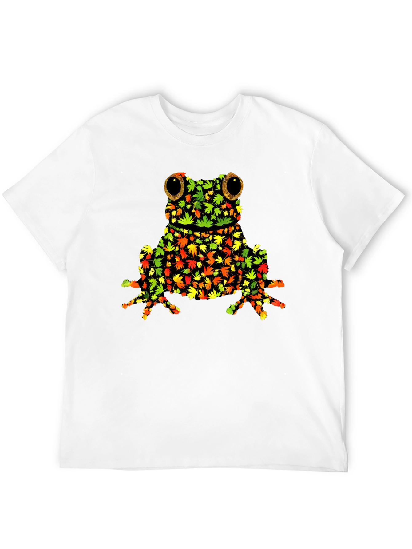 Frog Leaf Graphic T-Shirt - Nature Inspired Tee