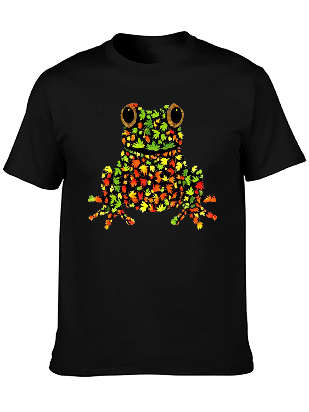 Frog Leaf Graphic T-Shirt - Nature Inspired Tee