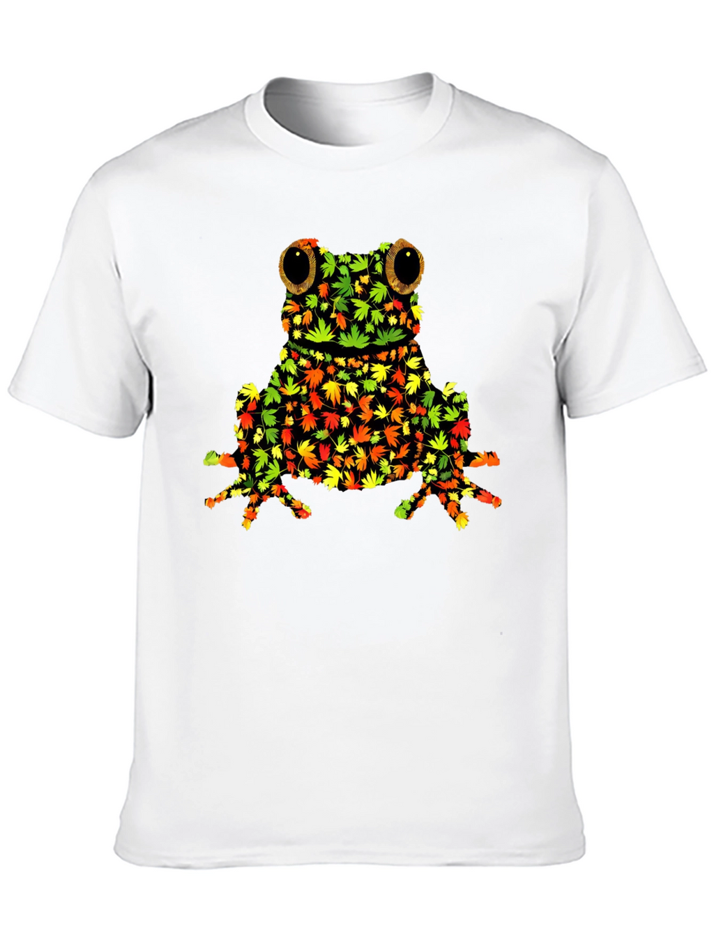 Frog Leaf Graphic T-Shirt - Nature Inspired Tee