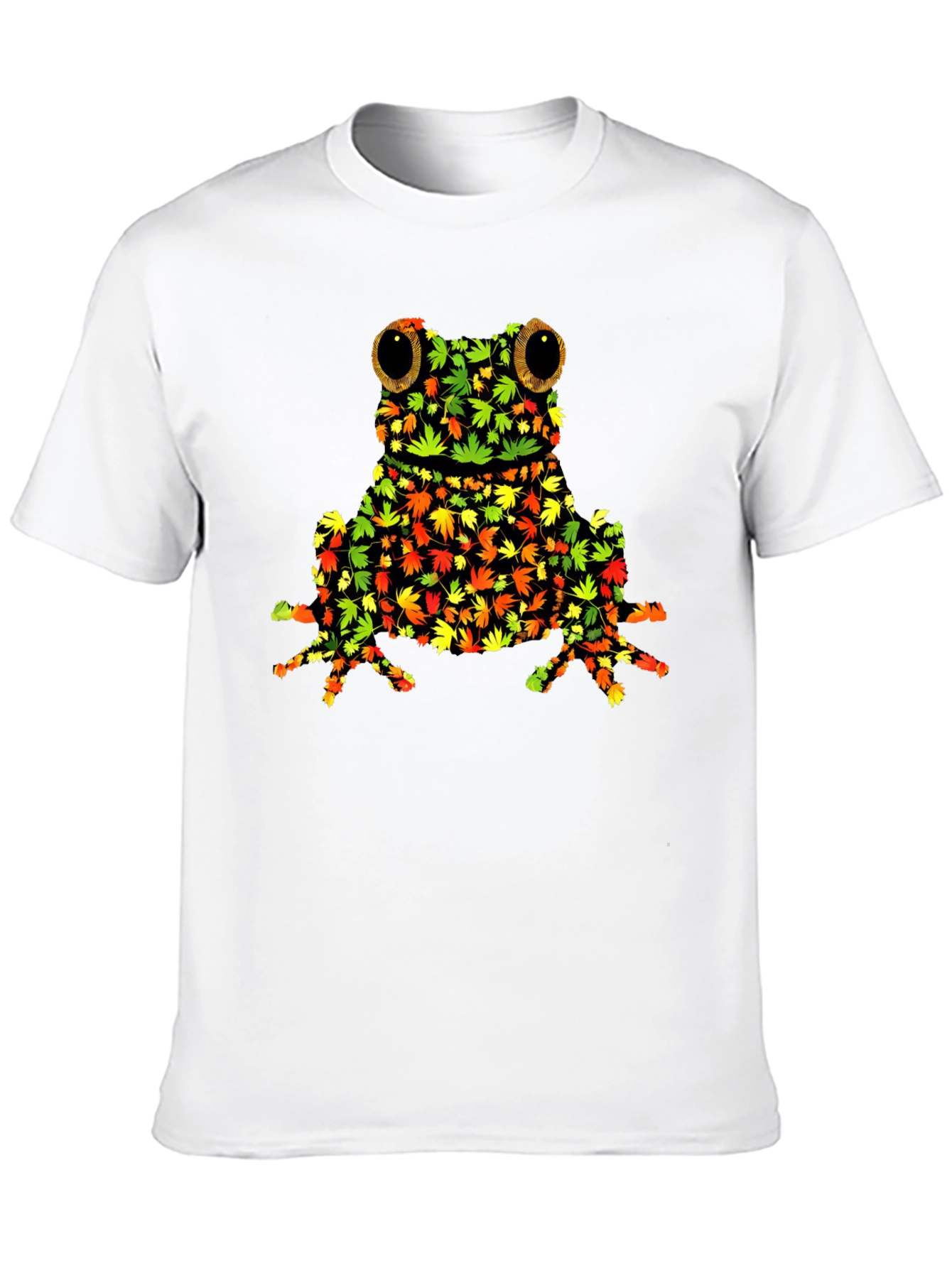Frog Leaf Graphic T-Shirt - Nature Inspired Tee