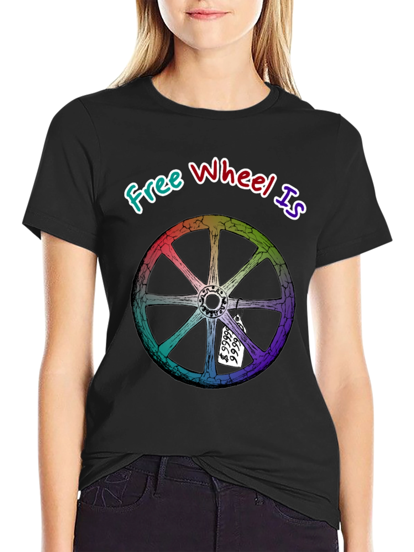 Free Wheel Is Priceless Graphic T-Shirt