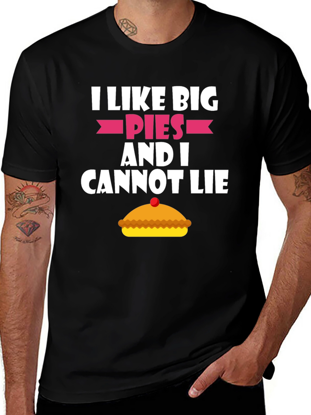 I Like Big Pies Funny Graphic T-Shirt