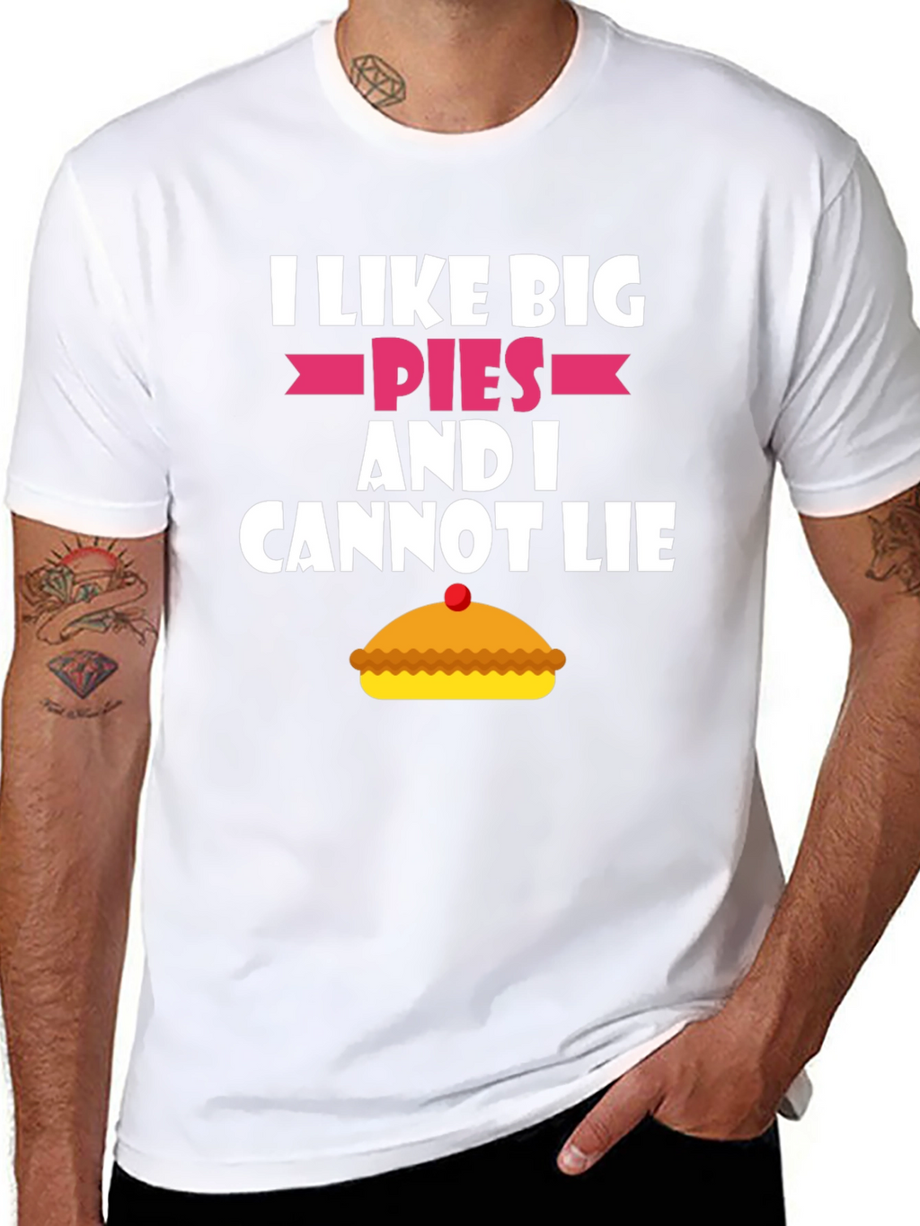 I Like Big Pies Funny Graphic T-Shirt