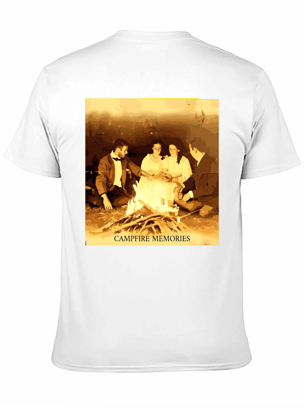 Campfire Memories Graphic Tee - Cozy Retro Style