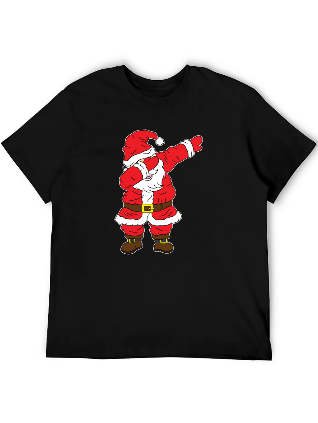 Dabbing Santa Graphic Tee - Holiday Fun