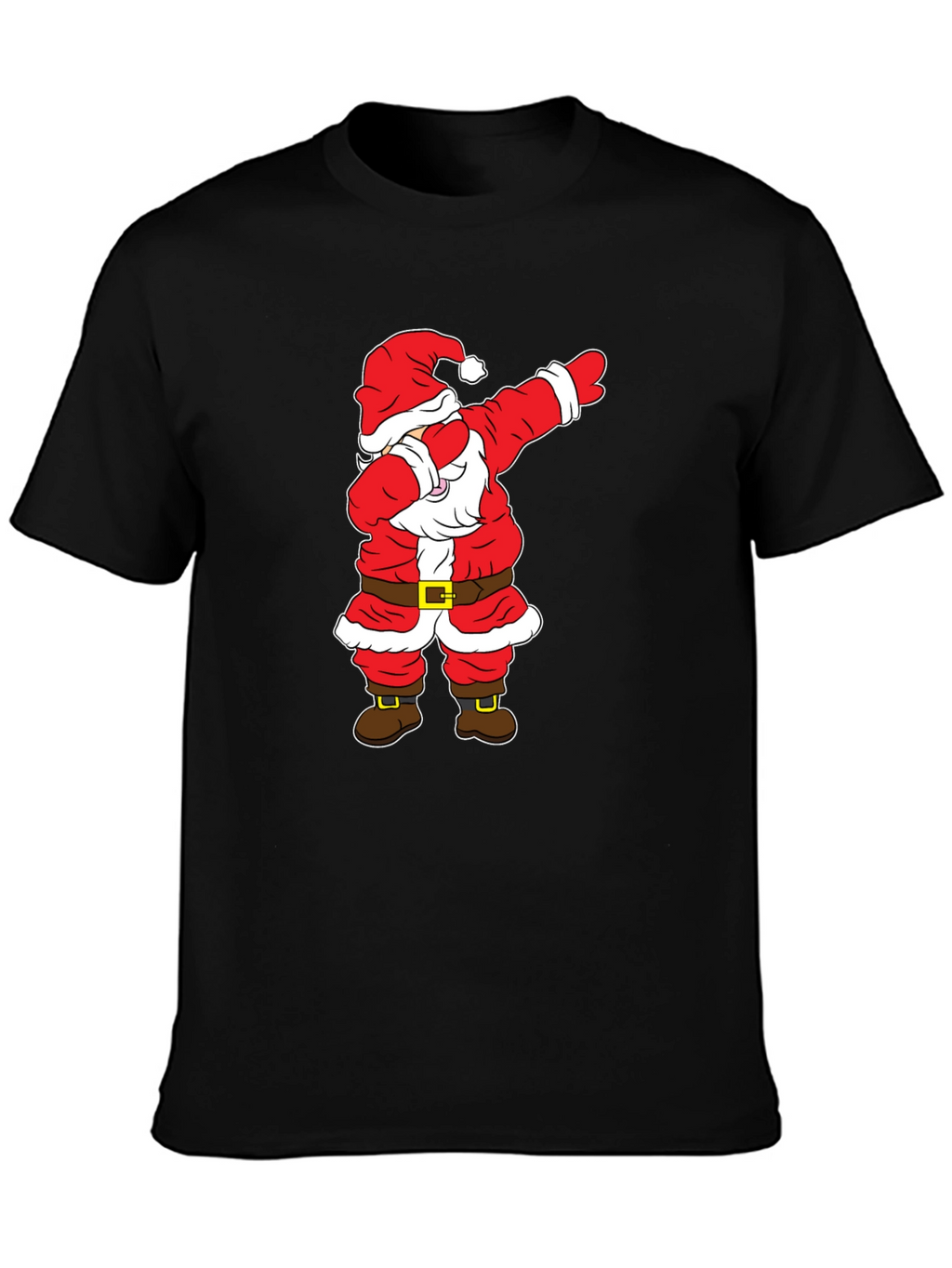 Dabbing Santa Graphic Tee - Holiday Fun