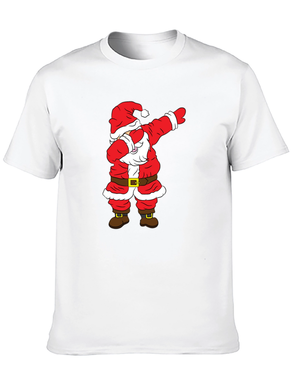 Dabbing Santa Graphic Tee - Holiday Fun
