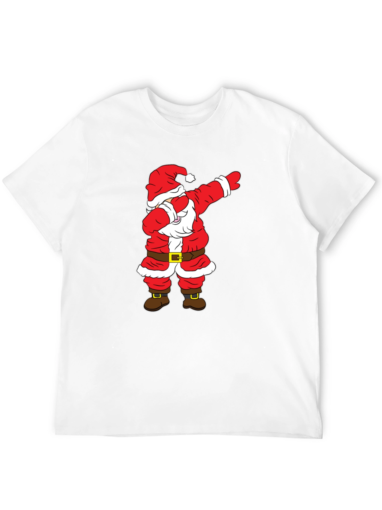 Dabbing Santa Graphic Tee - Holiday Fun