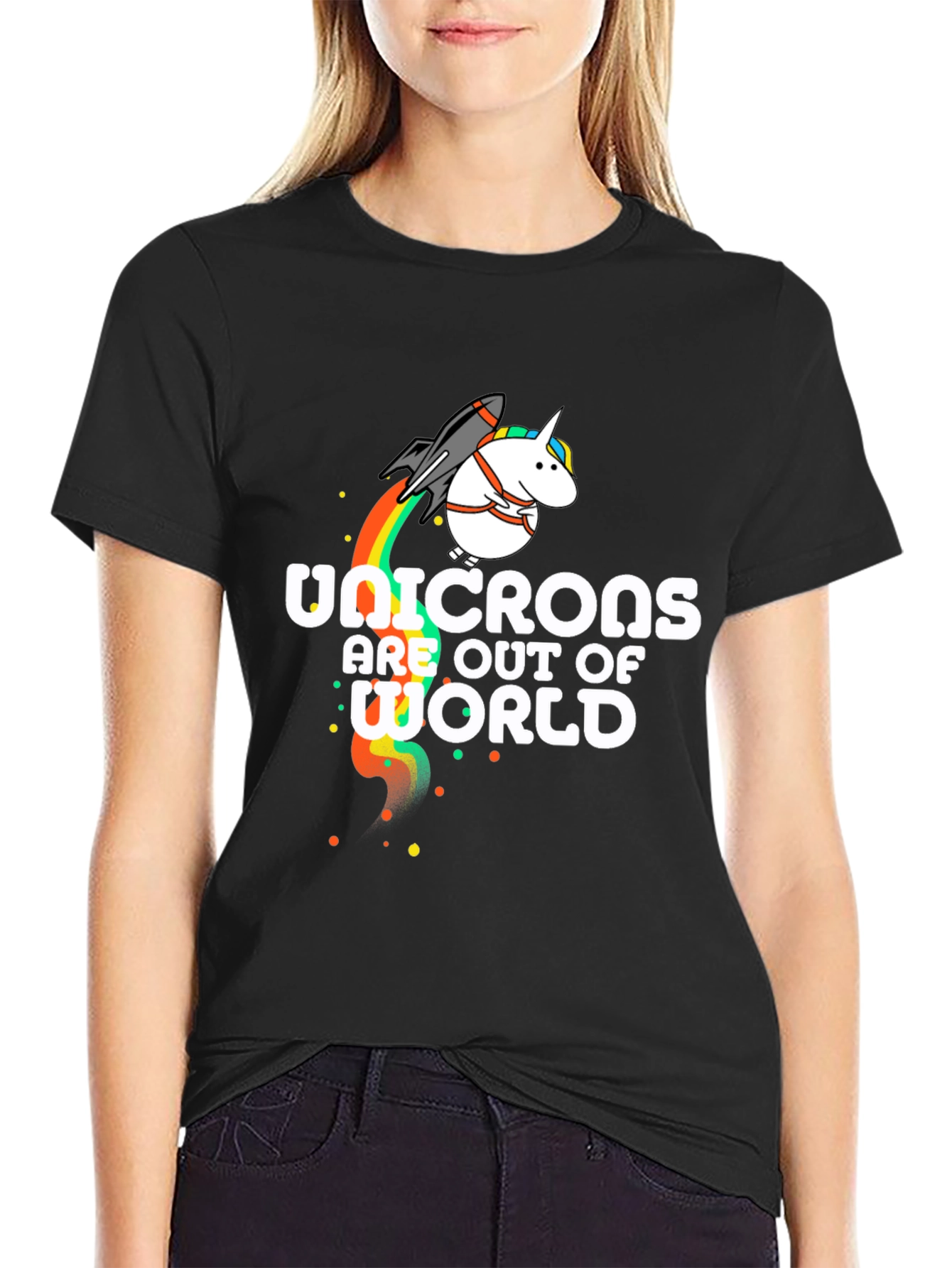 Unicorn Rocket T-Shirt - Out of This World Style!