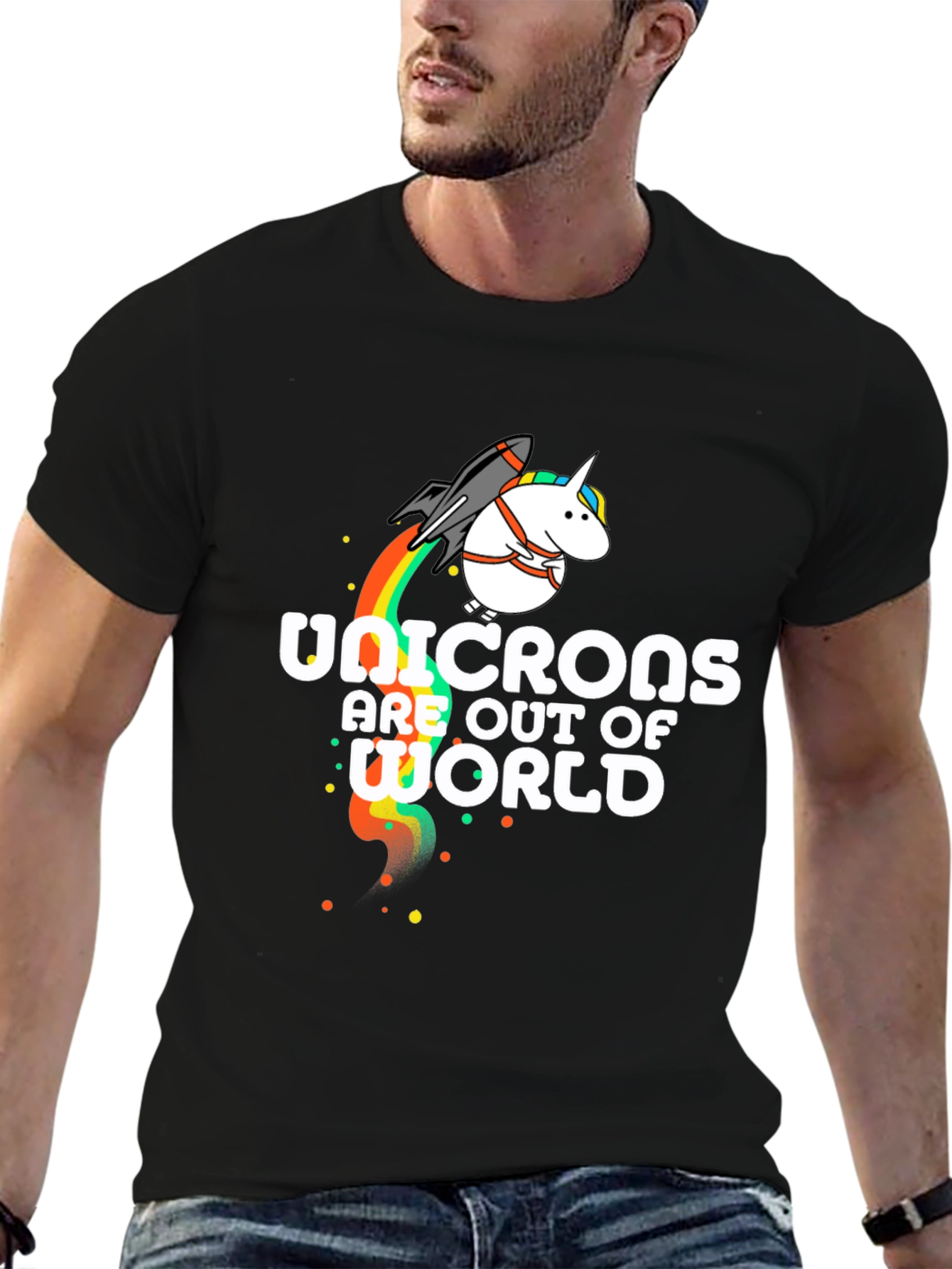 Unicorn Rocket T-Shirt - Out of This World Style!