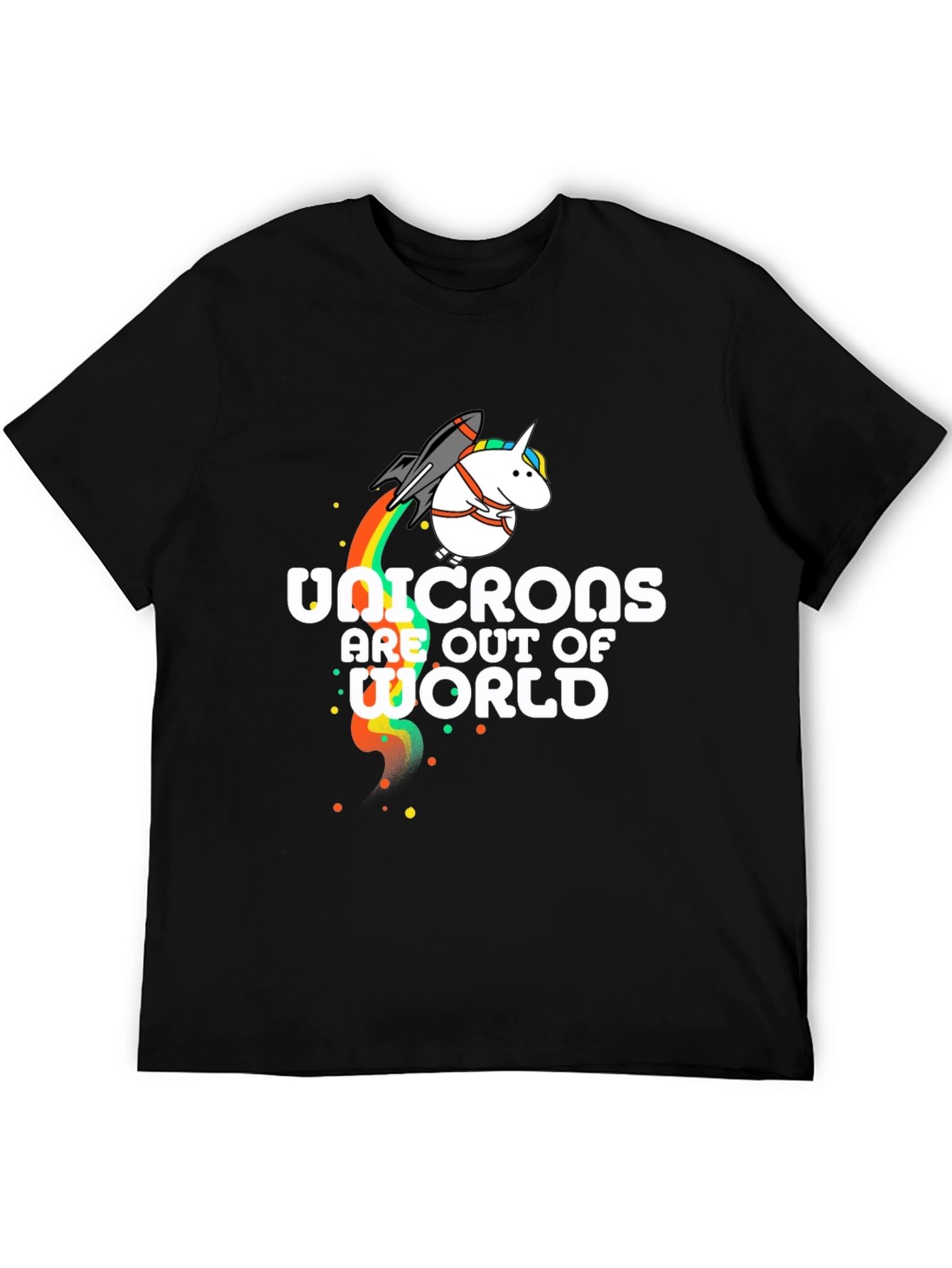 Unicorn Rocket T-Shirt - Out of This World Style!