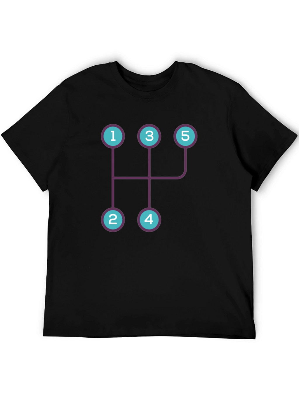 Manual Transmission Shift Pattern Graphic Tee