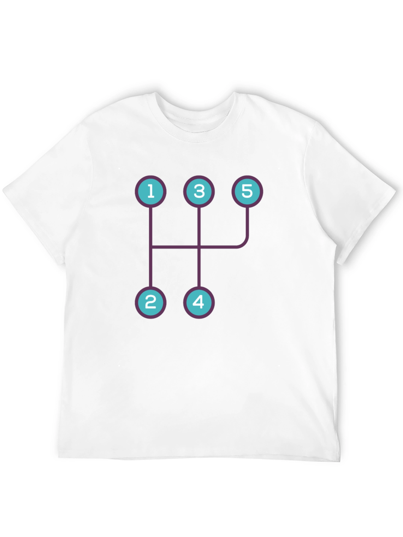 Manual Transmission Shift Pattern Graphic Tee