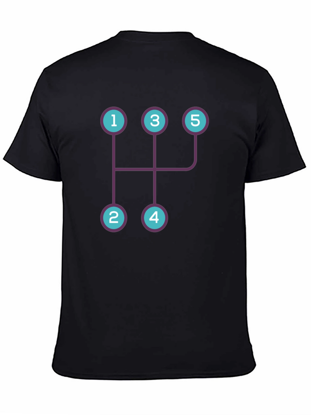 Manual Transmission Shift Pattern Graphic Tee