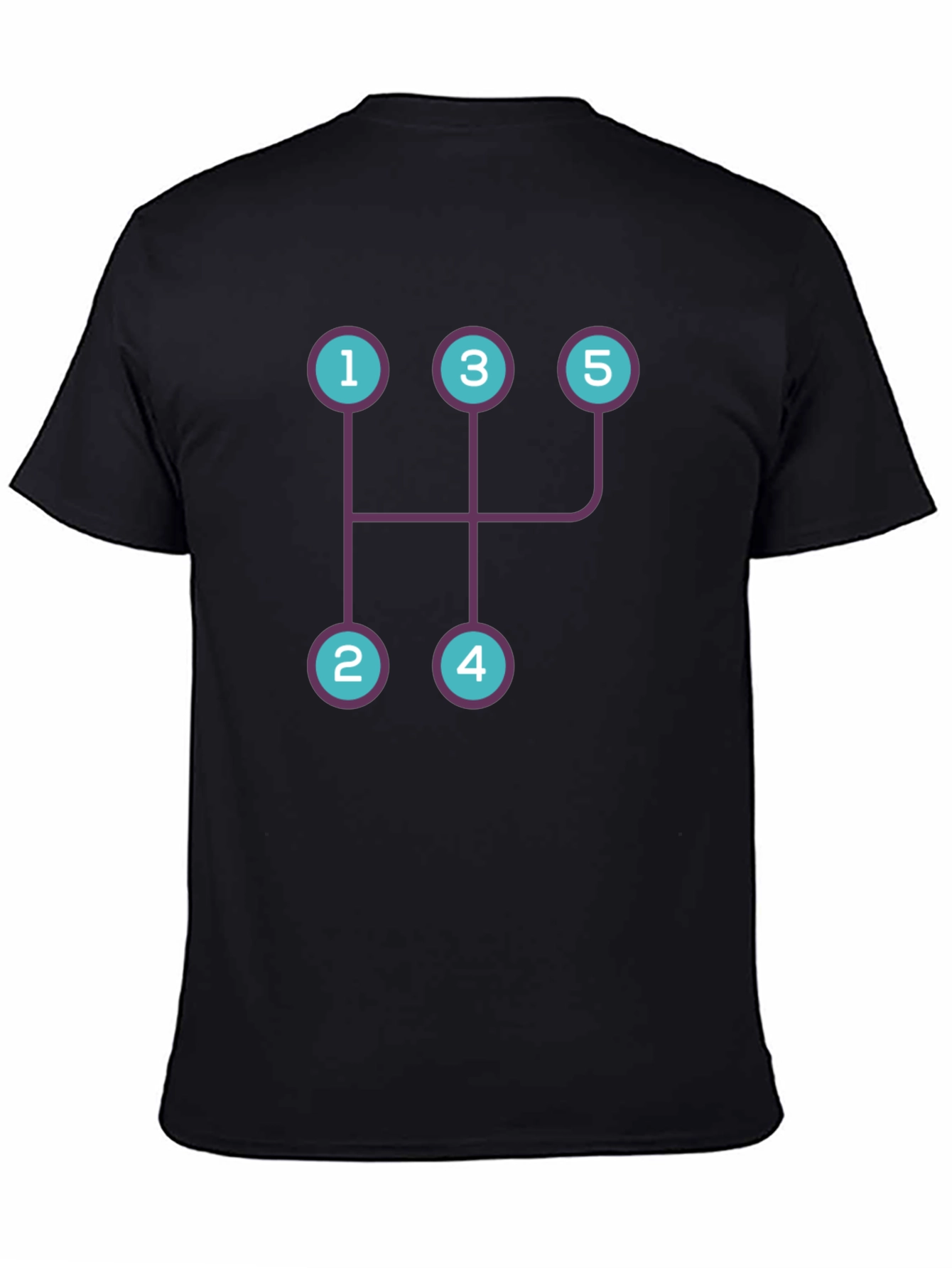 Manual Transmission Shift Pattern Graphic Tee
