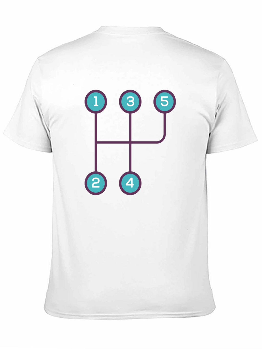 Manual Transmission Shift Pattern Graphic Tee