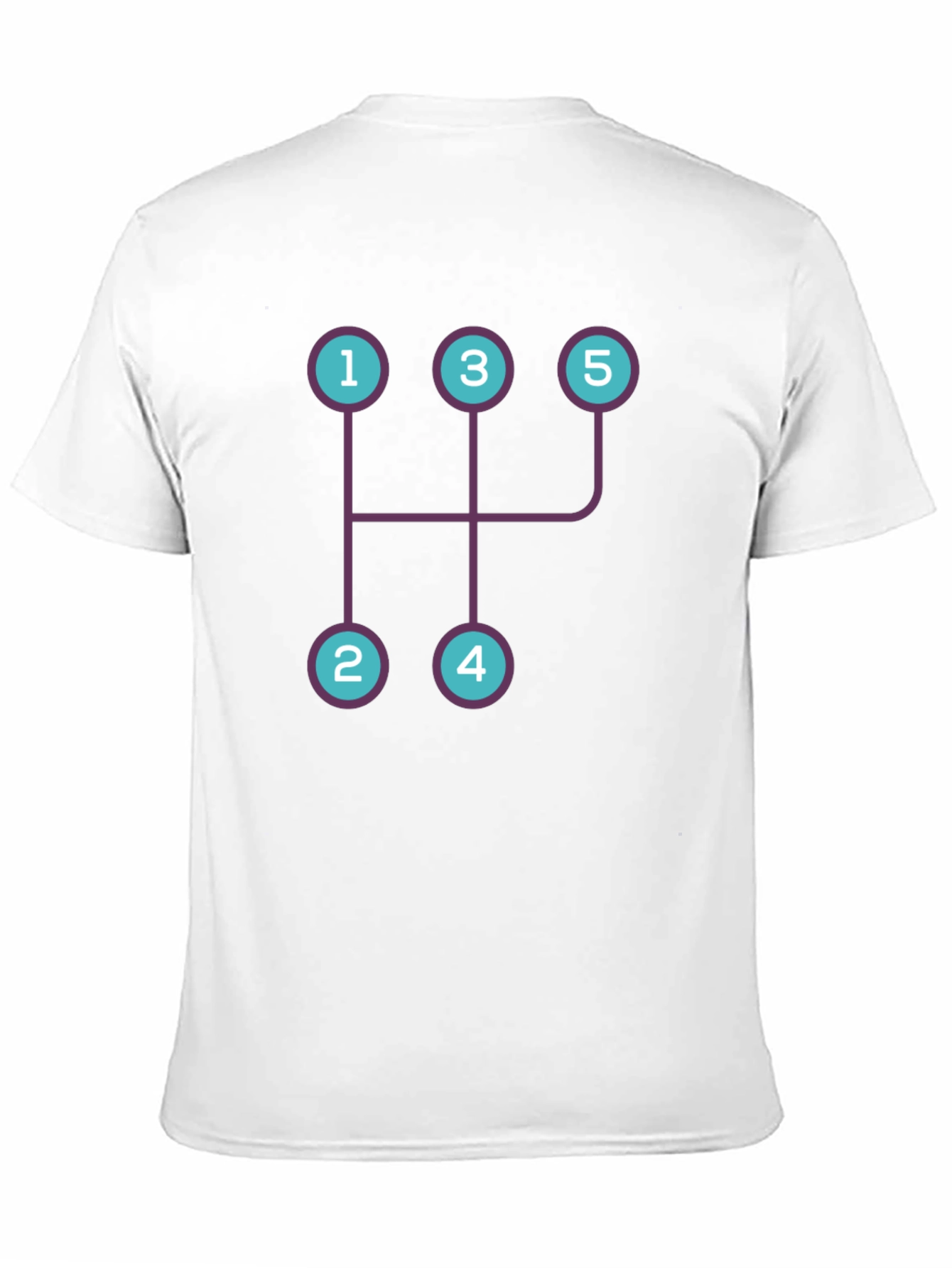 Manual Transmission Shift Pattern Graphic Tee